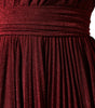 Dolce & Gabbana Red One Shoulder Pleated A-line Mini Dress