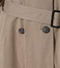 Dolce & Gabbana Khaki Double Breasted Trench Coat Jacket