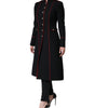 Dolce & Gabbana Black Single Breasted Trench Coat Jacket