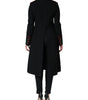 Dolce & Gabbana Black Single Breasted Trench Coat Jacket