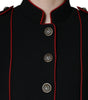 Dolce & Gabbana Black Single Breasted Trench Coat Jacket