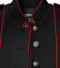 Dolce & Gabbana Black Single Breasted Trench Coat Jacket