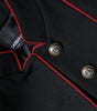 Dolce & Gabbana Black Single Breasted Trench Coat Jacket
