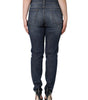 Dolce &amp; Gabbana Dark Blue Cotton Stretch Skinny Denim Jeans