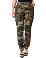 Dolce &amp; Gabbana Multicolor Camouflage Cargo Pants
