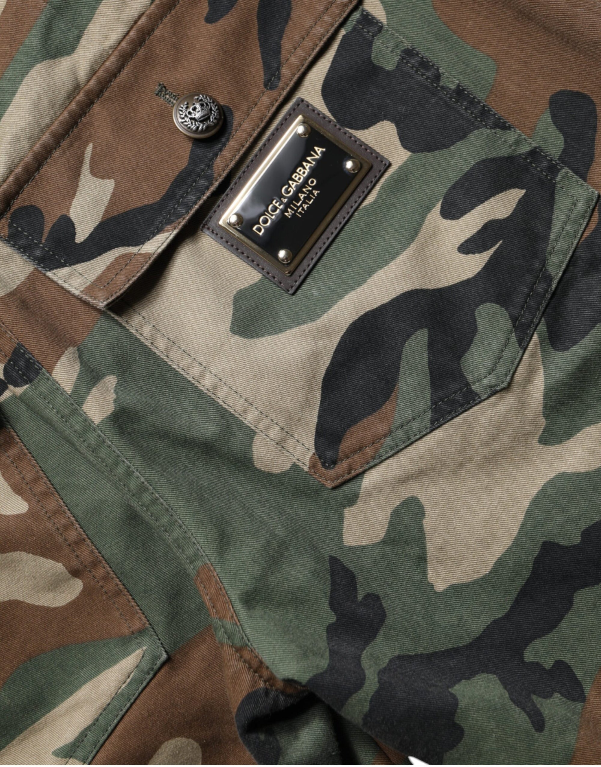 Dolce &amp; Gabbana Multicolor Camouflage Cargo Pants