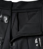 Dolce & Gabbana Black DG Monogram Pleated Midi Skirt