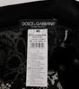 Dolce &amp; Gabbana Elegant Lace Mini Skirt with Crystal Details