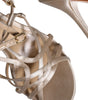 Dolce & Gabbana Beige Leather Stiletto Heels Sandals Shoes