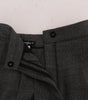 Dolce & Gabbana Chic High Waist Wool Mini Shorts