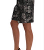 Dolce &amp; Gabbana Elegant High-Waist Brocade Shorts