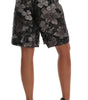 Dolce &amp; Gabbana Elegant High-Waist Brocade Shorts