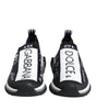 Dolce & Gabbana Black White Sorrento Low Top Sneakers Shoes