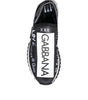 Dolce & Gabbana Black White Sorrento Low Top Sneakers Shoes