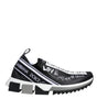 Dolce & Gabbana Black White Sorrento Low Top Sneakers Shoes