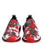Dolce & Gabbana Multicolor Geranium Sorrento Sneakers Shoes