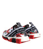 Dolce & Gabbana Multicolor Geranium Sorrento Sneakers Shoes