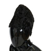 Dolce & Gabbana Elegant Black Xiangao Fur Beanie Hat