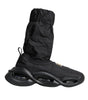 Dolce & Gabbana Black Slip On Wave Socks Sneakers Shoes