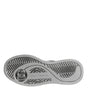 Dolce & Gabbana White Silver Leather Low Top Sneakers Shoes