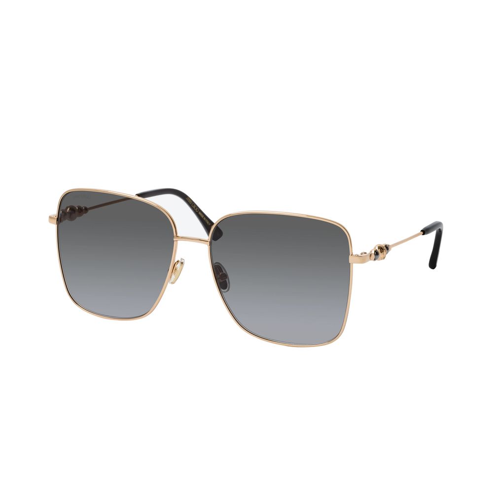 Lunettes de soleil Jimmy Choo en métal doré