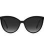 Lunettes de soleil Jimmy Choo en métal noir