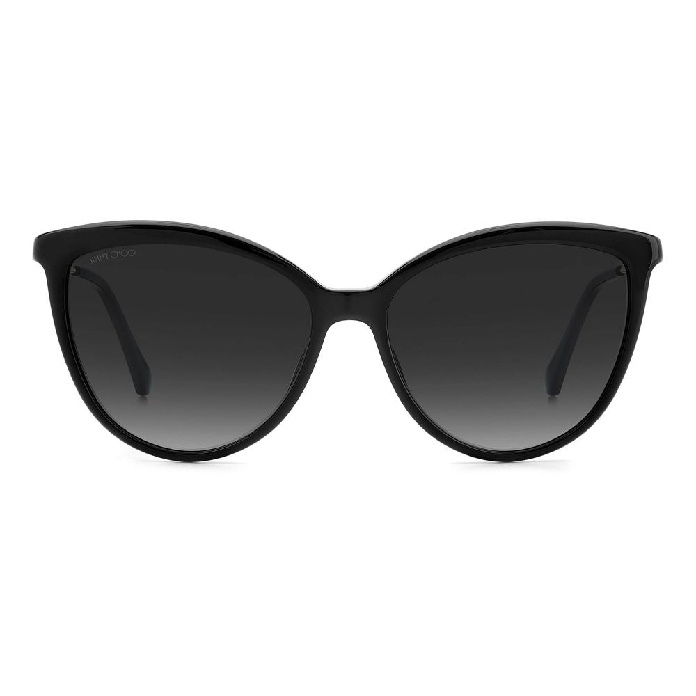 Lunettes de soleil Jimmy Choo en métal noir