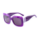 Lunettes de soleil Jimmy Choo en résine violette