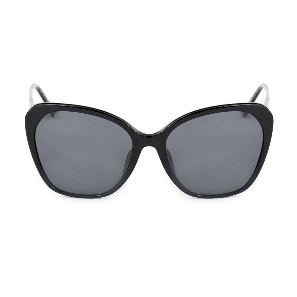 Lunettes de soleil Jimmy Choo en métal noir