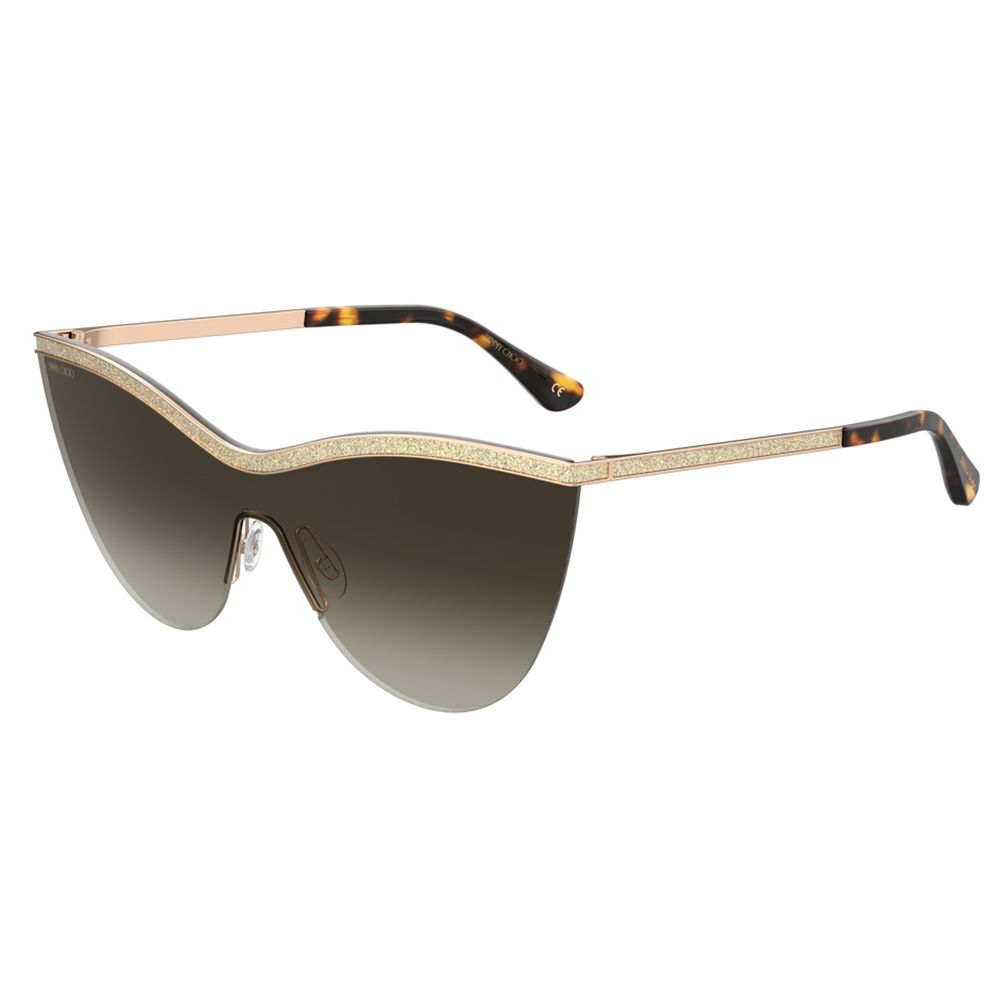 Lunettes de soleil Jimmy Choo en métal doré