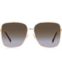 Lunettes de soleil Jimmy Choo en métal doré