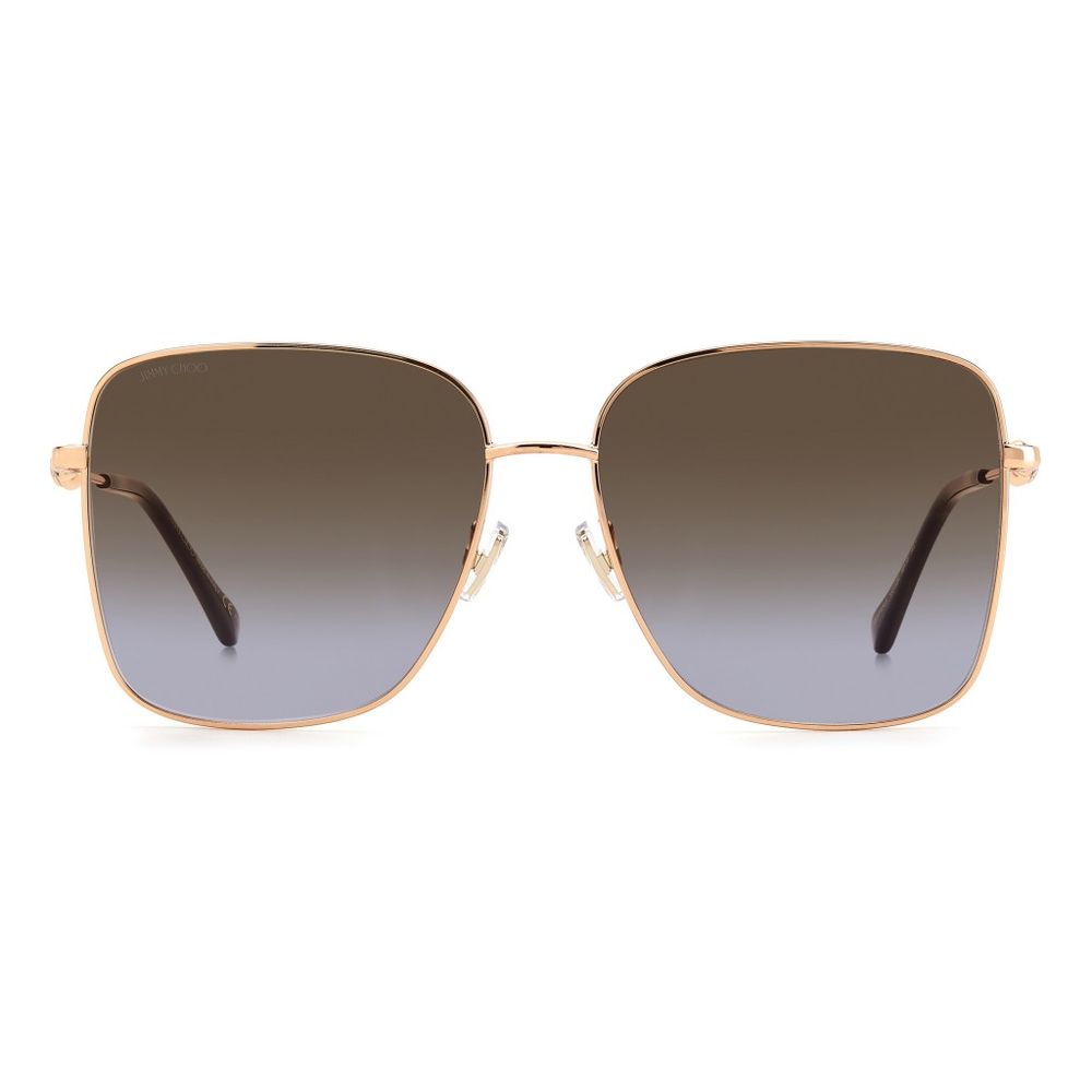 Lunettes de soleil Jimmy Choo en métal doré