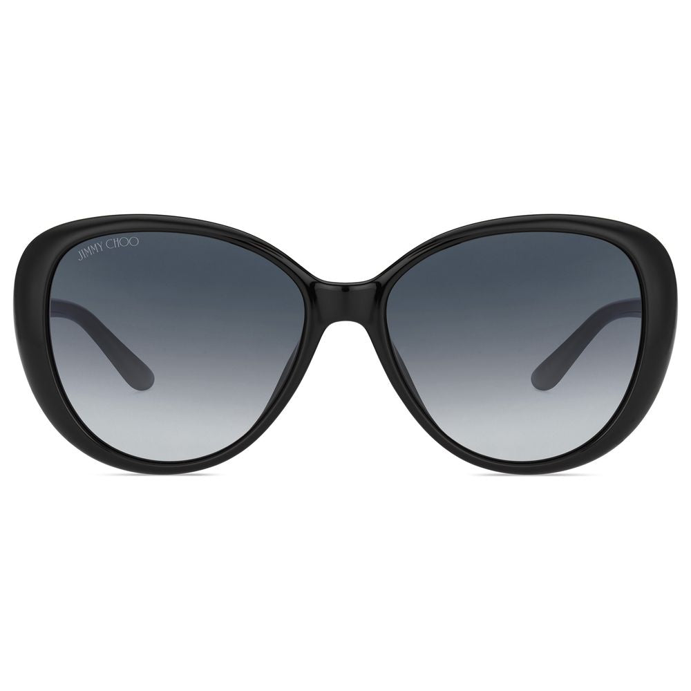 Lunettes de soleil injectées noires Jimmy Choo