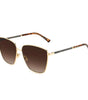 Lunettes de soleil Jimmy Choo en métal doré