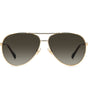 Jimmy Choo Gold Metal Sunglasses