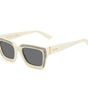 Jimmy Choo White Resin Sunglasses