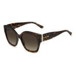 Lunettes de soleil Jimmy Choo en acétate marron