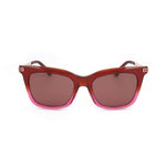 Lunettes de soleil Jimmy Choo en métal rouge