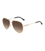 Jimmy Choo Gold Metal Sunglasses
