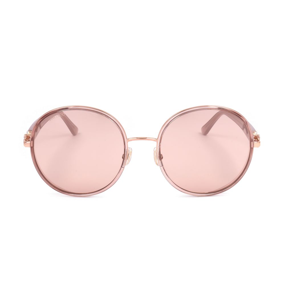Lunettes de soleil Jimmy Choo en métal doré