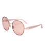 Jimmy Choo Gold Metal Sunglasses