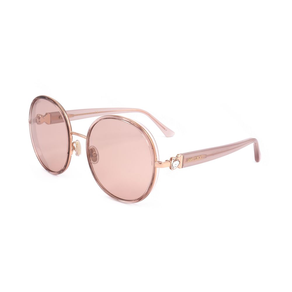 Lunettes de soleil Jimmy Choo en métal doré
