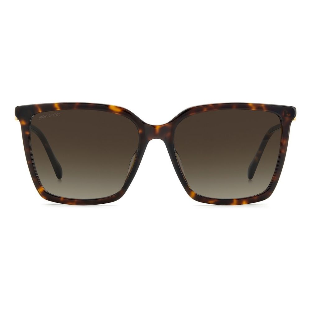 Lunettes de soleil Jimmy Choo en métal doré