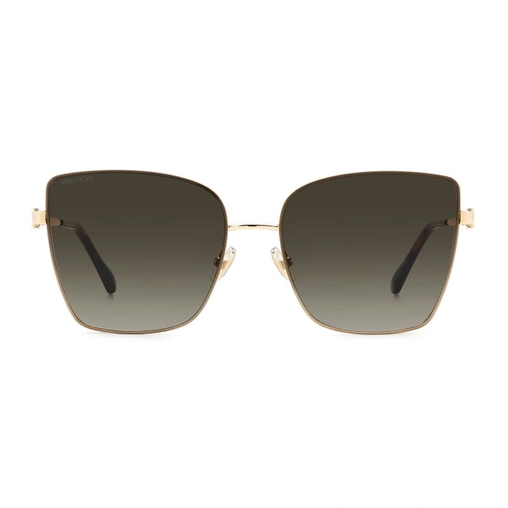 Lunettes de soleil Jimmy Choo en métal doré