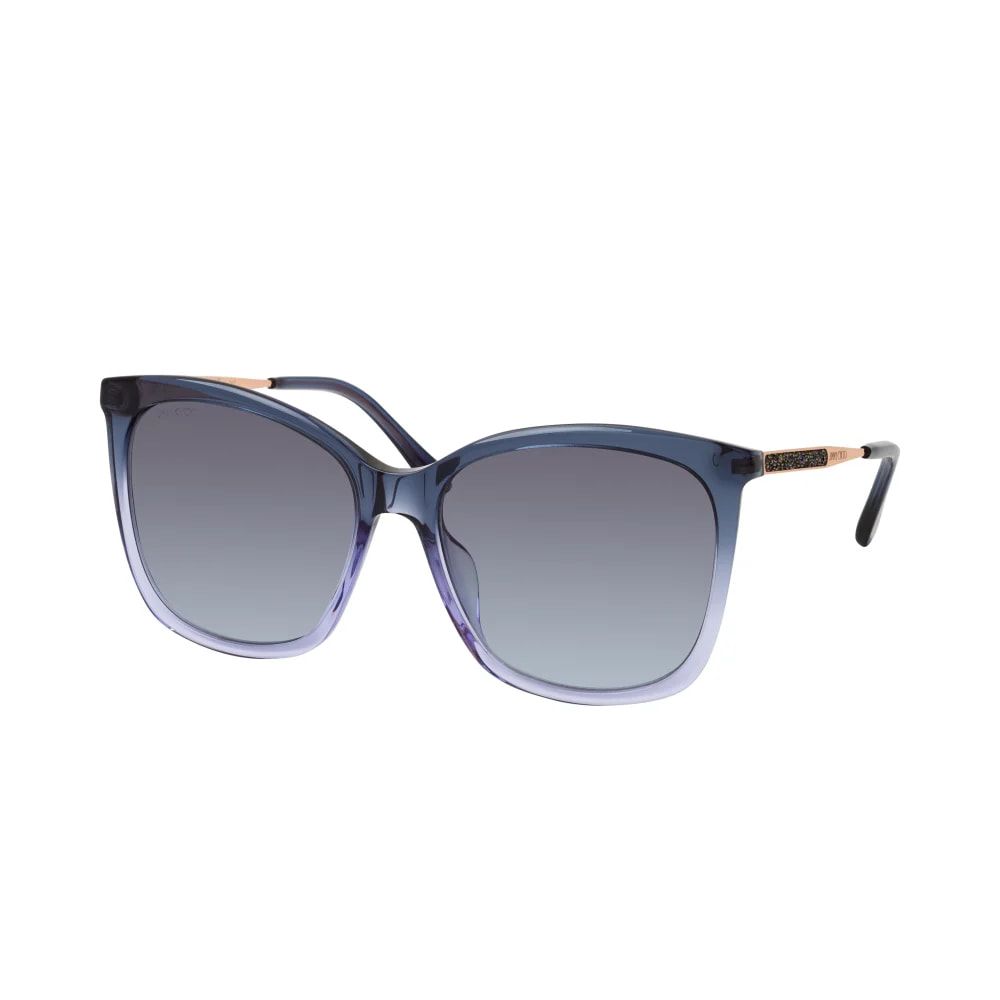 Lunettes de soleil Jimmy Choo en métal violet