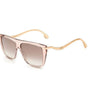 Lunettes de soleil en plastique multicolores Jimmy Choo