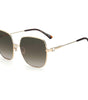 Lunettes de soleil Jimmy Choo en métal doré