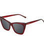 Lunettes de soleil Jimmy Choo en acétate rouge