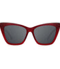 Lunettes de soleil Jimmy Choo en acétate rouge