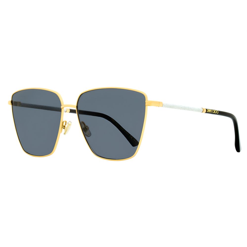 Lunettes de soleil Jimmy Choo en métal doré